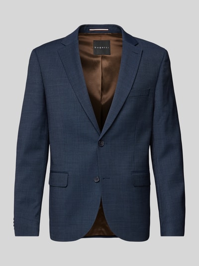 bugatti 2-knoops colbert met reverskraag Blauw - 1