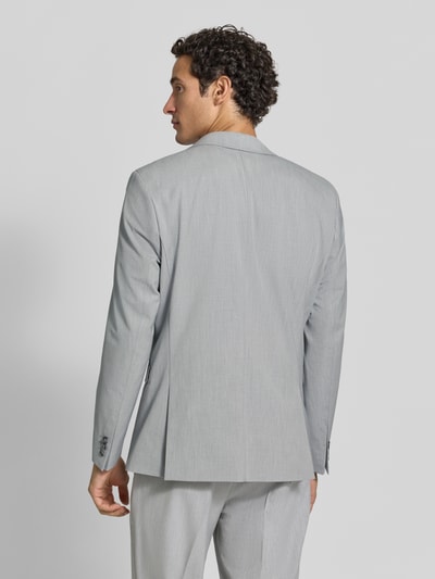 Selected Slim Fit Sakko mit 2-Knopf-Verschluss Hellgrau 5
