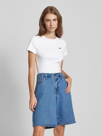 Levi's® T-shirt z naszywką z logo model ‘ESSENTIAL’ Biały 4