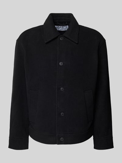 JAKE*S STUDIO MEN Regular fit jack met wol Zwart - 2