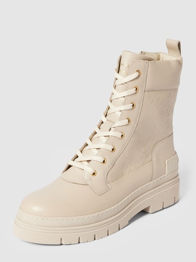 Tommy Hilfiger Schnürboots mit Label-Details Offwhite 2