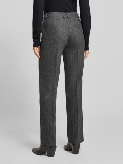 Marc O'Polo Schmale Hose aus Woll-Mix  Mittelgrau Melange 5