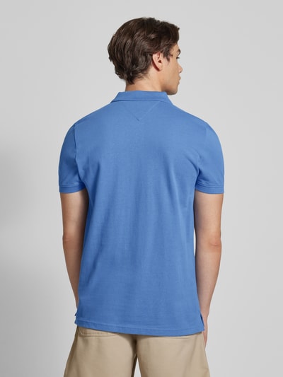 Tommy Jeans Slim Fit Poloshirt mit Logo-Stitching Blau 5