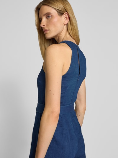 Mango Jumpsuit mit Kellerfalten Modell 'NAXOS' Marine 3