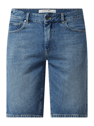 Lacoste Slim Fit Jeansshorts aus Baumwolle Jeansblau 2