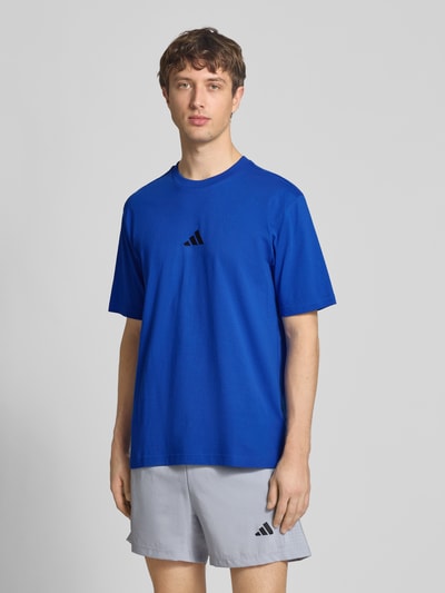 adidas Sportswear Regular Fit T-Shirt aus reiner Baumwolle Royal 4