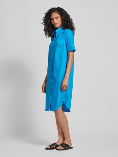 Christian Berg Woman Selection Midi-jurk met opstaande kraag Blauw - 1