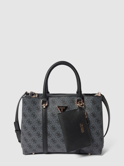 Guess Handtasche mit Label-Details Modell 'GIRLFRIEND' Graphit 2