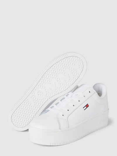 Tommy Jeans Sneaker mit Label-Print Weiss 4