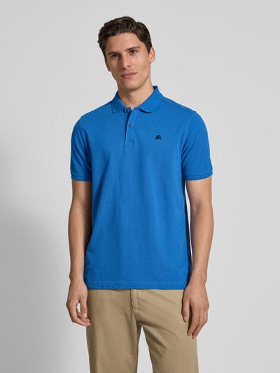 Lerros Poloshirt met labelstitching Petrol - 4
