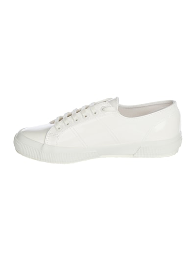 Superga Sneaker in Lackoptik Weiss 4