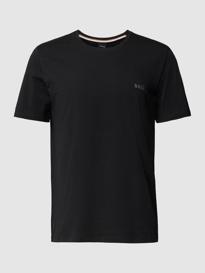 BOSS T-Shirt mit Label-Stitching Black 2