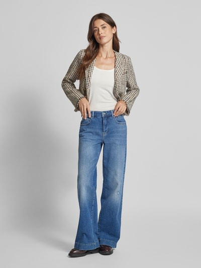 MAC Wide leg jeans in 5-pocketmodel, model 'Palazzo' Blauw - 1