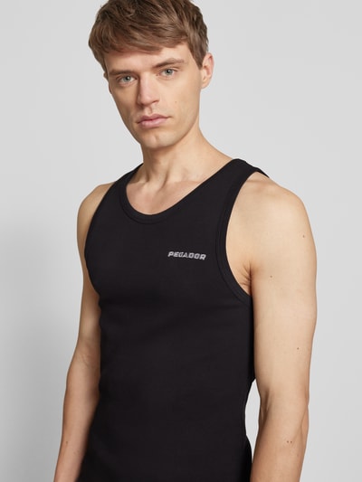 Pegador Tanktop mit Label-Stitching Black 3