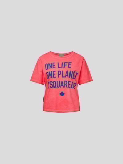Dsquared2 T-Shirt mit Prints Rot 2
