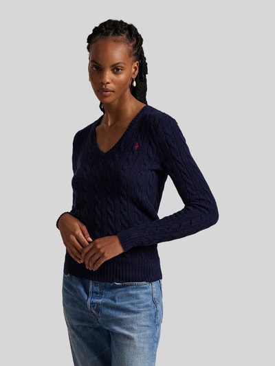 Polo Ralph Lauren Regular Fit Pullover aus Woll-Mix mit Kaschmir-Anteil Marine 4