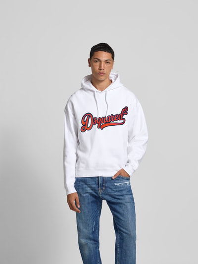 Dsquared2 Hoodie mit Kapuze Weiss 4