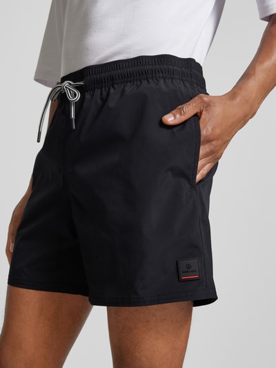 FIRE + ICE Shorts mit Label-Detail Modell 'NELSON' Black 3