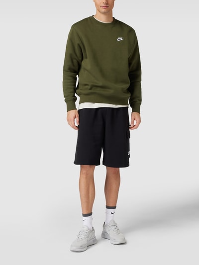 Nike Sweatshirt mit Label-Stitching Oliv 1