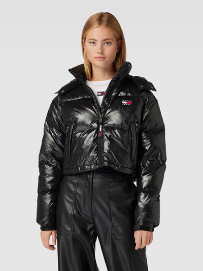 Tommy Jeans Kort donsjack met capuchon, model 'ALASKA' Zwart - 4