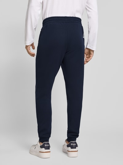 EA7 Emporio Armani Sweatbroek met elastische band Donkerblauw - 5