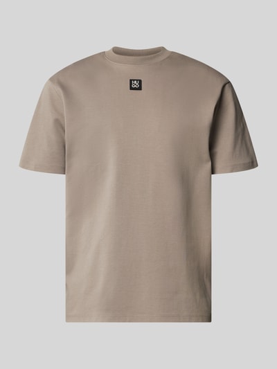 HUGO Regular Fit T-Shirt aus reiner Baumwolle Modell 'DALILE' Mittelbraun 2