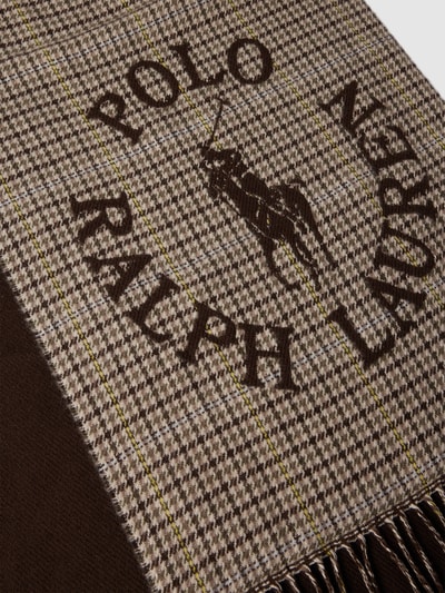 Polo Ralph Lauren Schal mit Label-Details Hellbraun 3