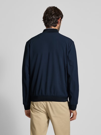 BOSS Regular Fit Blouson mit feiner Struktur Modell 'HANRY' Marine 5