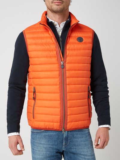 Marc O'Polo Bodywarmer met opstaande kraag - gewatteerd Oranje - 4