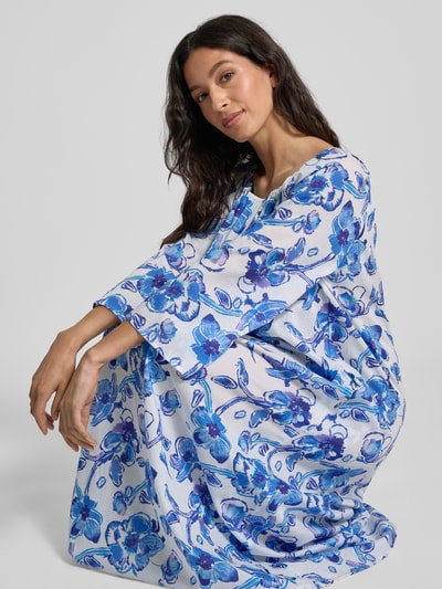 Christian Berg Woman Sukienka midi z okrągłym dekoltem Niebieski 3