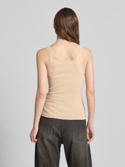 Only Regular Fit Tank Top mit Frill am Saum Modell 'SARA' Sand 5
