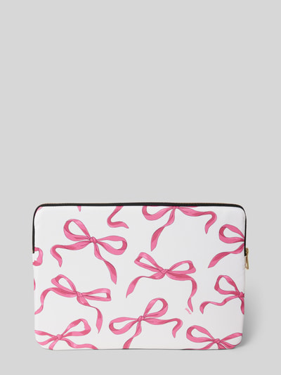WOUF Laptoptasche mit Label-Badge Modell 'Rita' Rosa 2