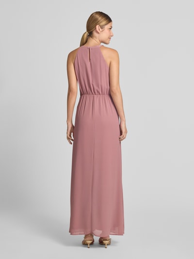 VILA Abendkleid mit Taillenband Modell 'MILINA' Rose 5