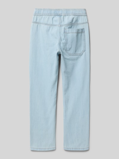 s.Oliver RED LABEL Regular fit jeansjogger van puur katoen, model 'PETE' Lichtblauw - 3