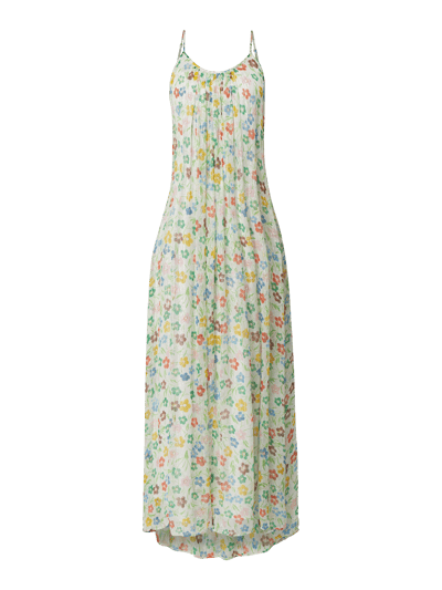 Essentiel Maxikleid mit Effektgarn Weiss 2