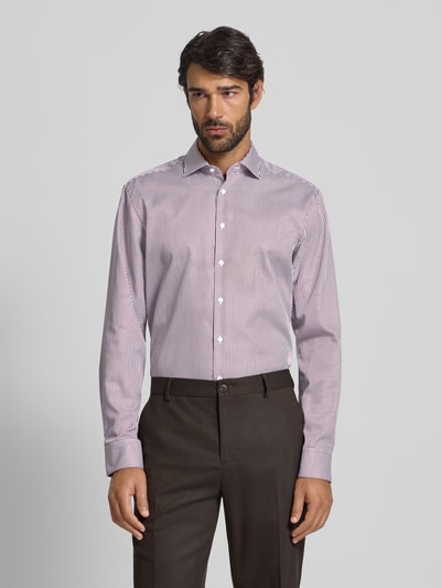 SEIDENSTICKER REGULAR FIT Regular Fit Business-Hemd mit Knopfleiste Rot 4