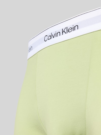 Calvin Klein Underwear Trunks mit elastischem Logo-Bund im 3er-Pack Blau 2