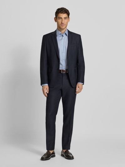 ETERNA Regular fit Business Hemd aus Baumwolle mit Kentkragen Bleu 1