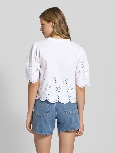 Only Regular Fit Tunika aus reiner Baumwolle Modell 'MIFFY' Weiss 5