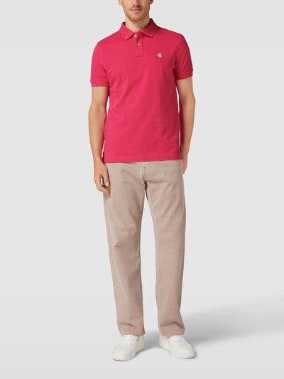 MCNEAL Poloshirt mit Logo-Stitching Pink 1