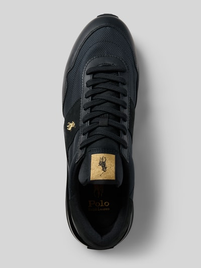 Polo Ralph Lauren Low Top Sneaker mit Rindsleder-Anteil Modell 'TRAIN 89' Black 3