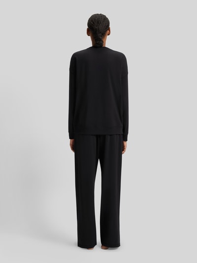 HUGO Relaxed fit pyjama van katoenmix in een set, model 'NITE_LONG' Zwart - 5