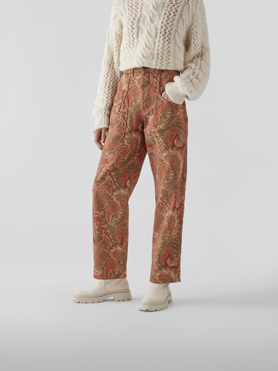 Etro High Waist Relaxed Fit Jeans Altrosa 4