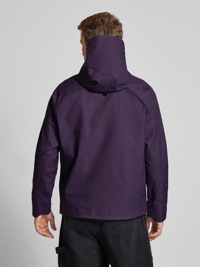 REVIEW Jacke mit Kapuze Aubergine 5