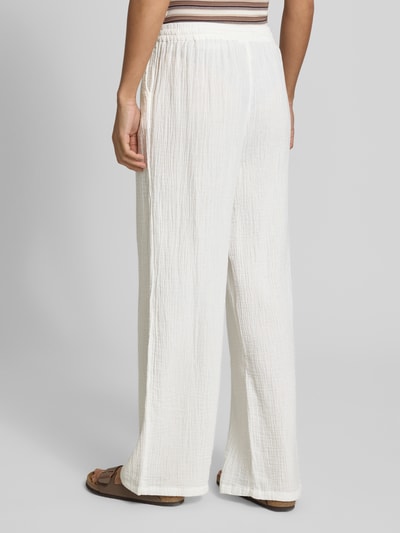 ONLY Relaxed Fit Weite Hose aus Bio-Baumwolle Modell 'THYRA' Offwhite 5