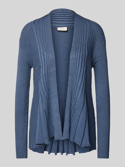 FREE/QUENT Strickcardigan mit Strukturmuster Modell 'CLAUDISSE' Blau Melange 2