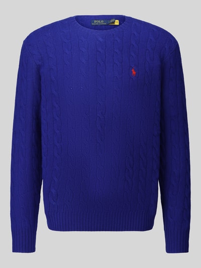 Polo Ralph Lauren Sweter o kroju regular fit z mieszanki wełny i kaszmiru Niebieski 2