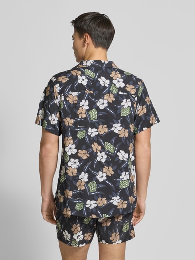 BOSS Relaxed Fit Freizeithemd mit Resortkragen Black 5