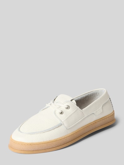 Tamaris Mocassins van echt leer Wit - 1