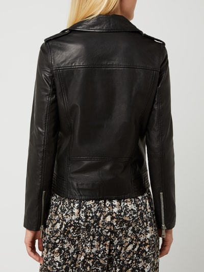 Marc O'Polo Denim Lederjacke im Biker-Look  Black 5